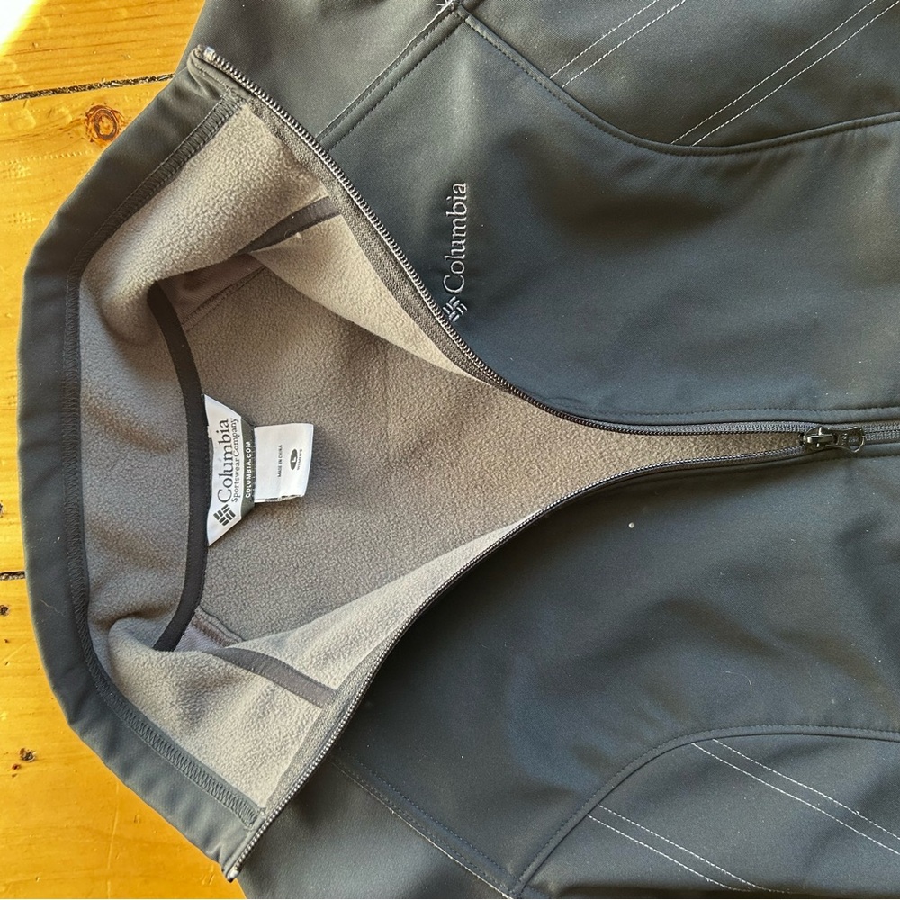 Columbia Gray Full-Zip Jacket
